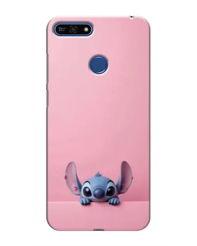 Чехол для Huawei Honor 7A Pro с картинкой «Stitch выглядывает»