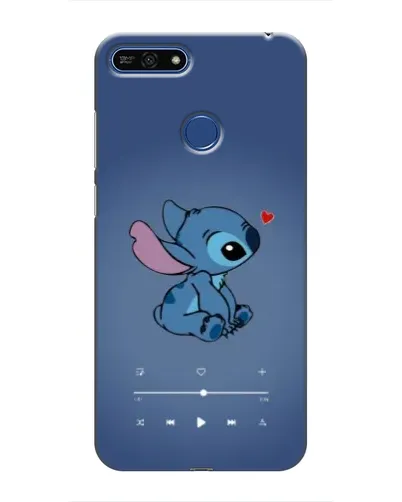 Чехол для Huawei Honor 7A Pro с картинкой «Музыкальный Stitch»