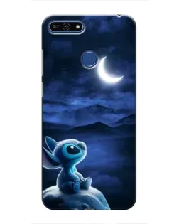 Чехол для Huawei Honor 7A Pro с картинкой «Лунная ночь Стича»