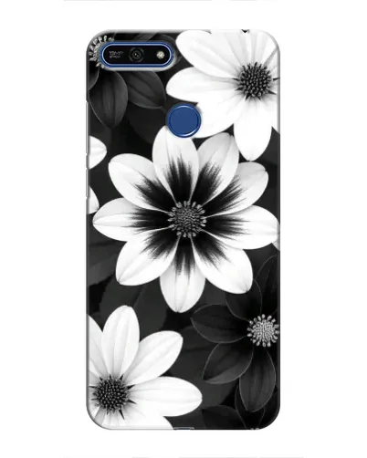 Чехол для Huawei Honor 7A Pro с картинкой «Монохромные астры» Чехол для Huawei Honor 7A Pro с картинкой «Монохромные астры»