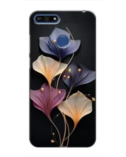 Чохол для Huawei Honor 7A Pro з картинкою «Лілові квіти грації»