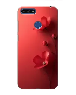 Чохол для Huawei Honor 7A Pro з картинкою «Макові суцвіття»