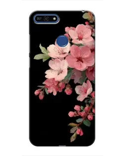 Чохол для Huawei Honor 7A Pro з картинкою «Рожева гілка сакури»