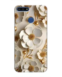 Чохол для Huawei Honor 7A Pro з картинкою «Білі паперові квіти»
