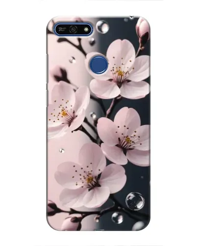 Чехол для Huawei Honor 7A Pro с картинкой «Нежная сакура и капли» Чехол для Huawei Honor 7A Pro с картинкой «Нежная сакура и капли»