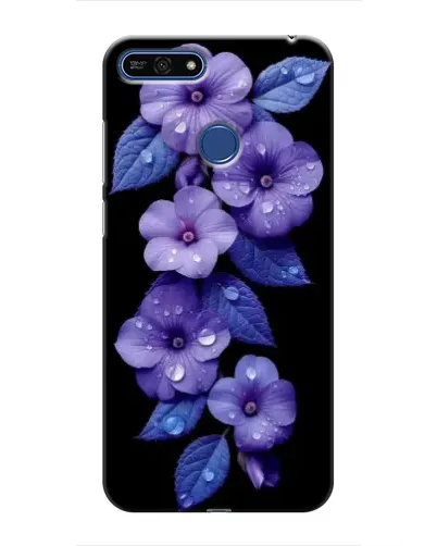 Чехол для Huawei Honor 7A Pro с картинкой «Фиолетовые цветы с росою» Чехол для Huawei Honor 7A Pro с картинкой «Фиолетовые цветы с росою»