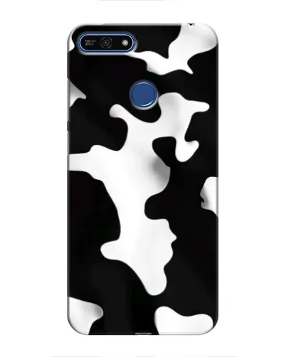 Чехол для Huawei Honor 7A Pro с картинкой «Черно-белое пятно»