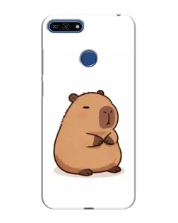 Чехол для Huawei Honor 7A Pro с картинкой «Толстенькая капибара»
