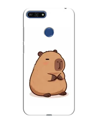 Чехол для Huawei Honor 7A Pro с картинкой «Толстенькая капибара»