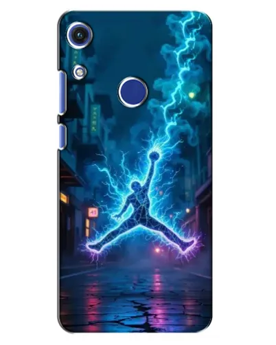 Чехол для Huawei Honor 8A с картинкой «Jordan Gold Jumpman»