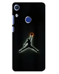 Чехол для Huawei Honor 8A с картинкой «Jordan Gradient Logo»