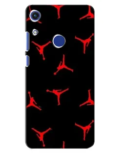 Чехол для Huawei Honor 8A с картинкой «Jordan Red Pattern»