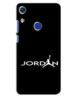 Чехол для Huawei Honor 8A с картинкой «Jordan White Logo»