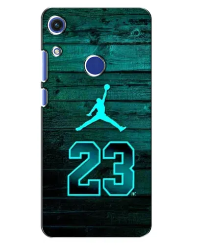 Чехол для Huawei Honor 8A с картинкой «Jordan Cyan 23»