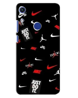 Чехол для Huawei Honor 8A с картинкой «Nike Mix Pattern»