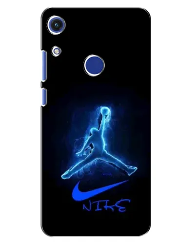 Чехол для Huawei Honor 8A с картинкой «Jordan Neon Blue»