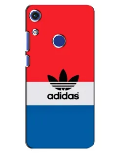 Чехол для Huawei Honor 8A с картинкой «Ретро блоки Adidas»
