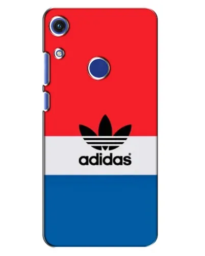 Чехол для Huawei Honor 8A с картинкой «Ретро блоки Adidas»