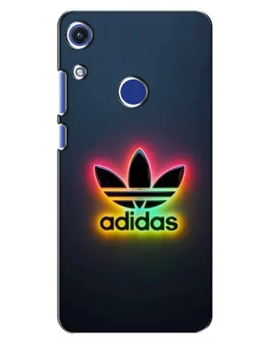 Чехол для Huawei Honor 8A с картинкой «Неоновый Adidas»