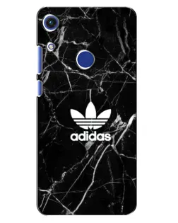 Чехол для Huawei Honor 8A с картинкой «Белый мрамор Adidas»