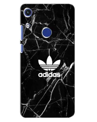 Чехол для Huawei Honor 8A с картинкой «Белый мрамор Adidas»