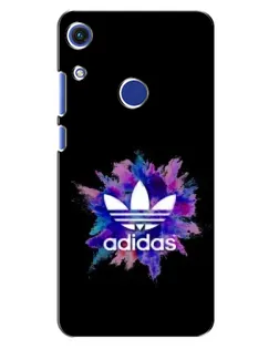 Чехол для Huawei Honor 8A с картинкой «Взрыв красок Adidas»