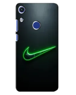 Чехол для Huawei Honor 8A с картинкой «Неоновый контур Nike» Чехол для Huawei Honor 8A с картинкой «Неоновый контур Nike»
