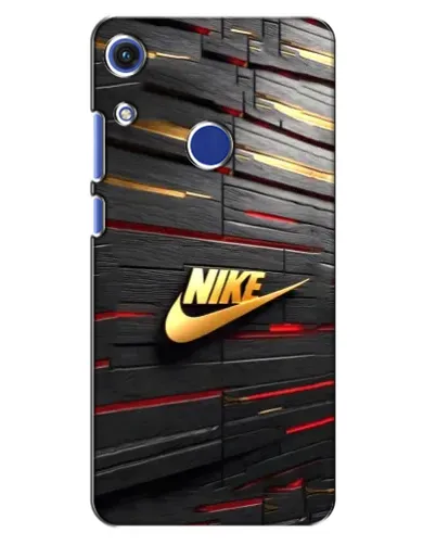 Чохол для Huawei Honor 8A з картинкою «Золотий Nike на металі»