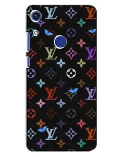 Чохол для Huawei Honor 8A з картинкою «Кольорова монограма LV»