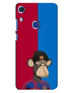 Чехол для Huawei Honor 8A с картинкой «Bored Ape — фанат Барсы»