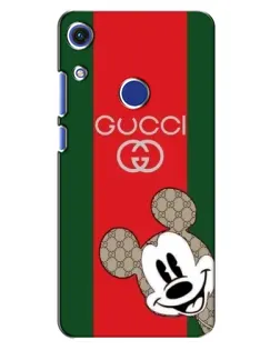 Чехол для Huawei Honor 8A с картинкой «Gucci — полосы и Микки»