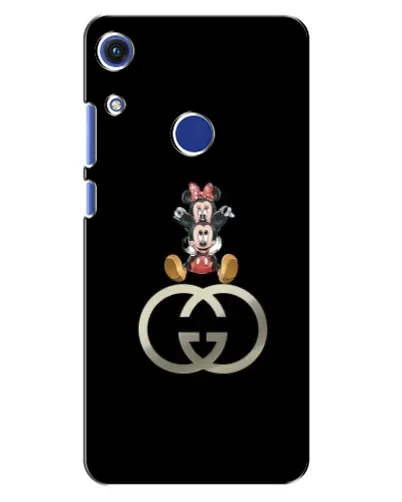 Чехол для Huawei Honor 8A с картинкой «Минни Маус на лого»