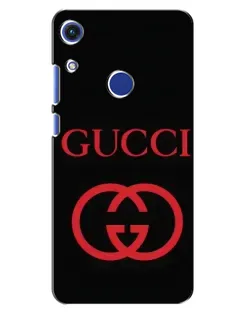 Чехол для Huawei Honor 8A с картинкой «Gucci — красный логотип»