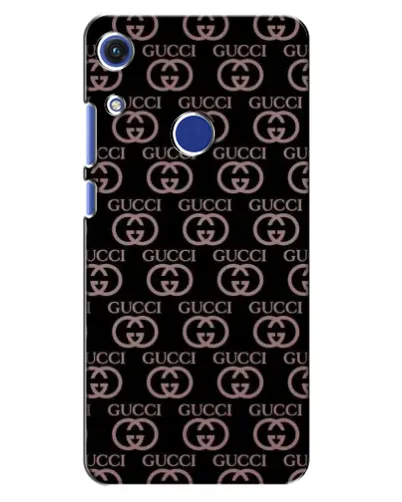 Чехол для Huawei Honor 8A с картинкой «Классическая монограмма Gucci»