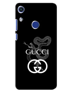 Чехол для Huawei Honor 8A с картинкой «Gucci — серебряная змея»