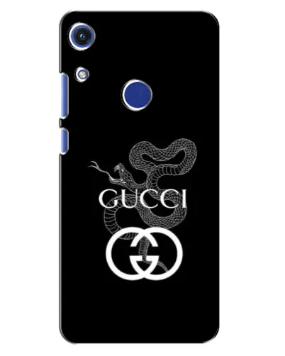 Чехол для Huawei Honor 8A с картинкой «Gucci — серебряная змея»