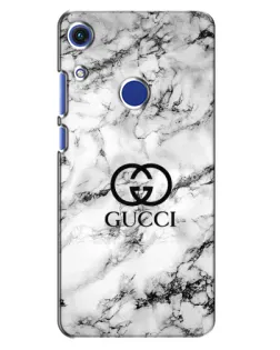 Чехол для Huawei Honor 8A с картинкой «Gucci — мраморный шик»