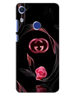 Чехол для Huawei Honor 8A с картинкой «Gucci — неоновая роза»