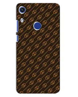Чехол для Huawei Honor 8A с картинкой «Gucci — золотые диагонали»