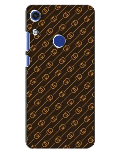 Чехол для Huawei Honor 8A с картинкой «Gucci — золотые диагонали»