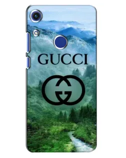 Чехол для Huawei Honor 8A с картинкой «Gucci — горный пейзаж»