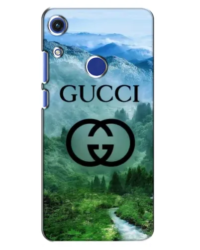 Чехол для Huawei Honor 8A с картинкой «Gucci — горный пейзаж»
