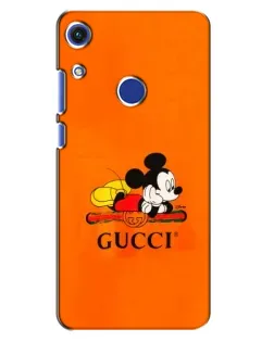 Чехол для Huawei Honor 8A с картинкой «Микки Маус Gucci — оранж» Чехол для Huawei Honor 8A с картинкой «Микки Маус Gucci — оранж»