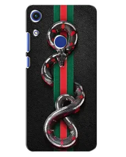 Чехол для Huawei Honor 8A с картинкой «Gucci — змея на полосе» Чехол для Huawei Honor 8A с картинкой «Gucci — змея на полосе»