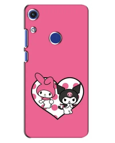 Чохол для Huawei Honor 8A з картинкою «Kuromi та My Melody»