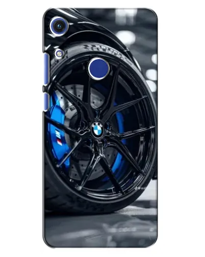 Чехол для Huawei Honor 8A с картинкой «Колесо BMW вблизи»