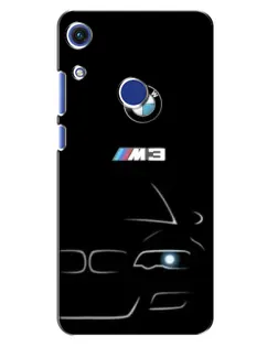 Чехол для Huawei Honor 8A с картинкой «Минималистичный принт BMW M3»