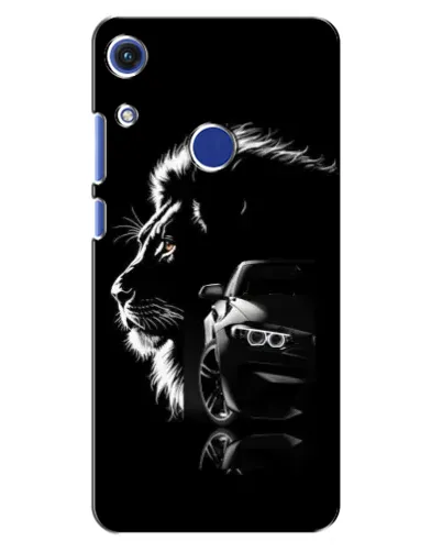 Чехол для Huawei Honor 8A с картинкой «BMW и лев»