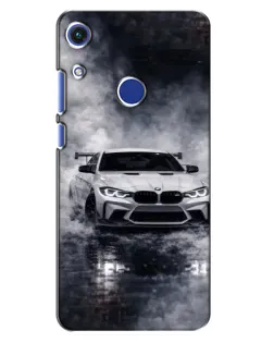 Чехол для Huawei Honor 8A с картинкой «BMW сквозь туман»