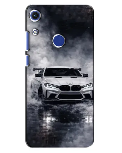 Чехол для Huawei Honor 8A с картинкой «BMW сквозь туман»